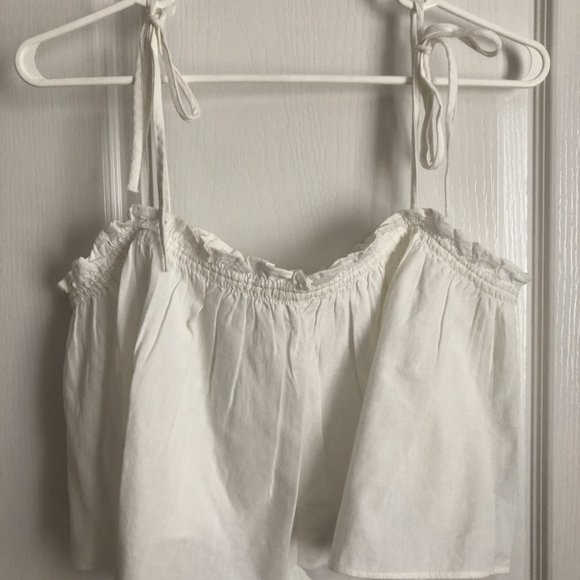 NA-KD cropped frilled detailed top - Picture 4 of 7